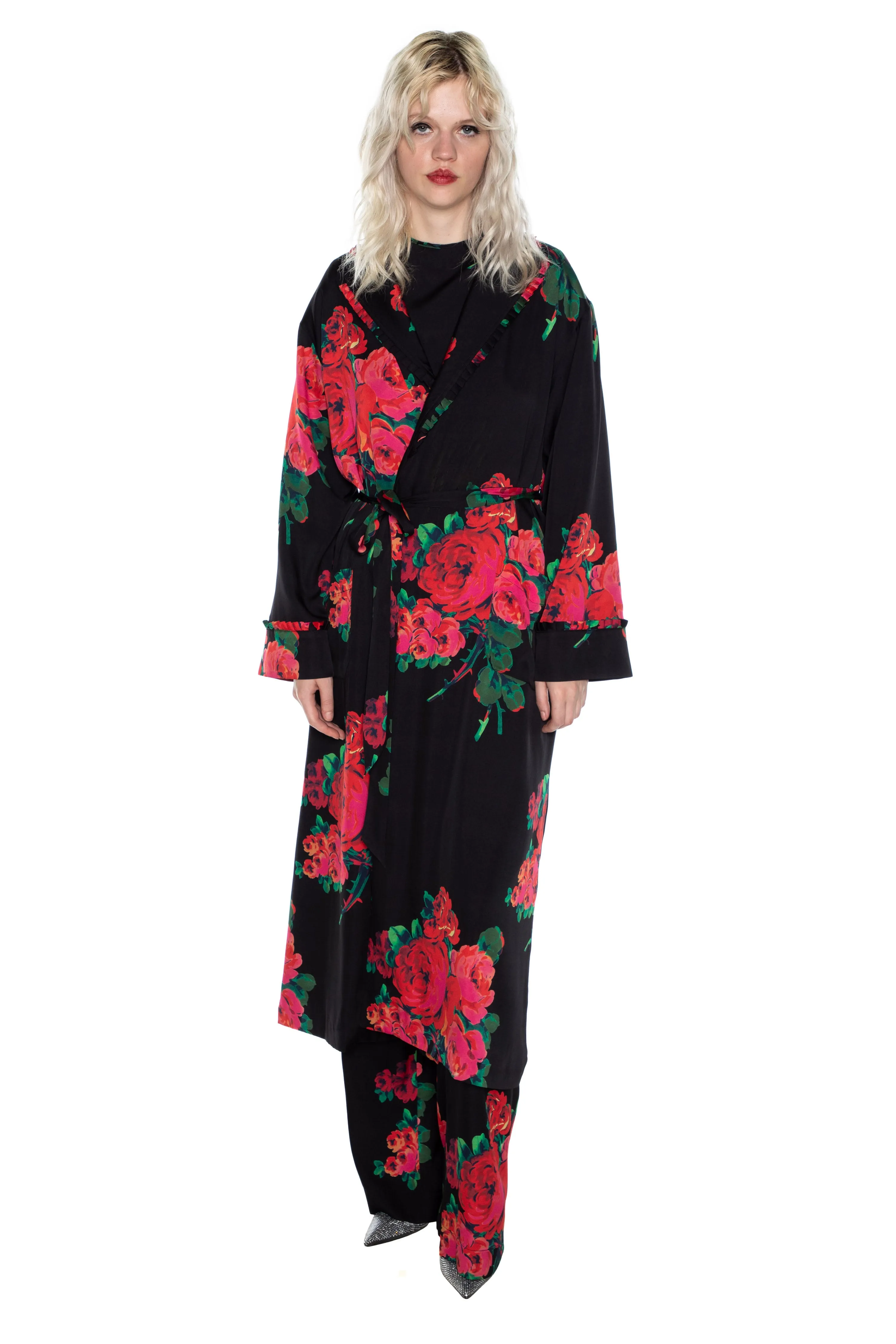 'SEVILLE ROSE ROBE COAT