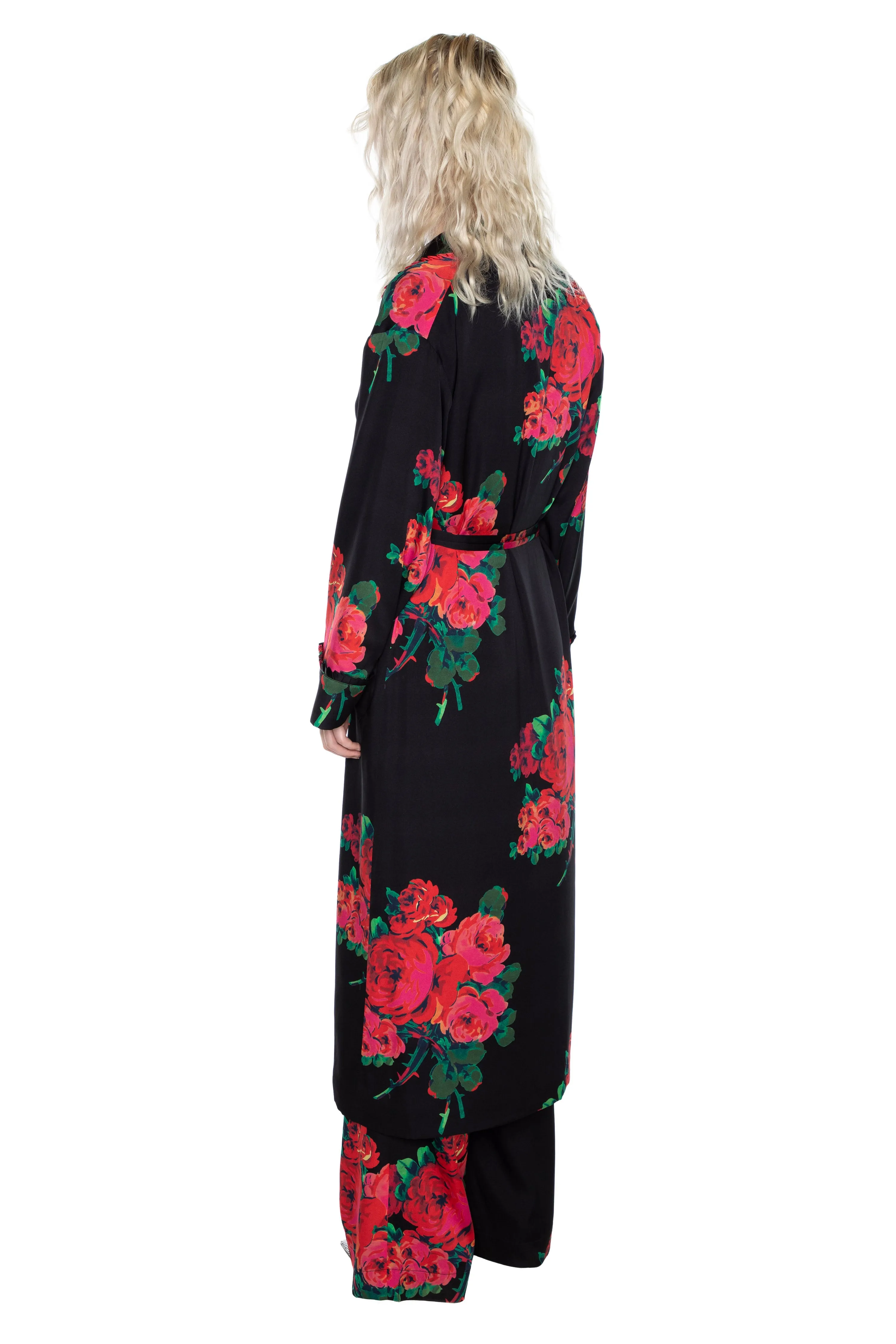 'SEVILLE ROSE ROBE COAT