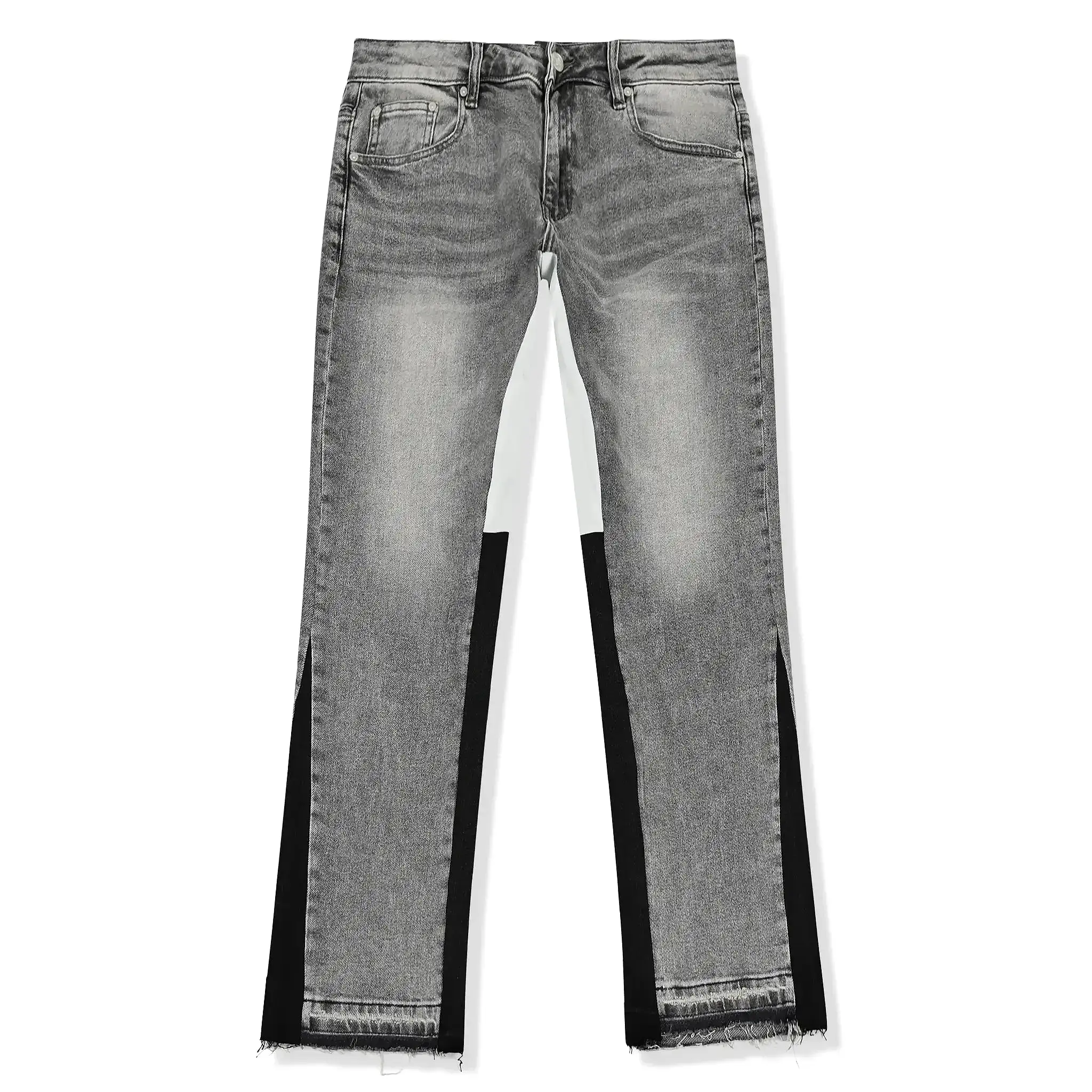 SIARR Flared Jeans Light Grey