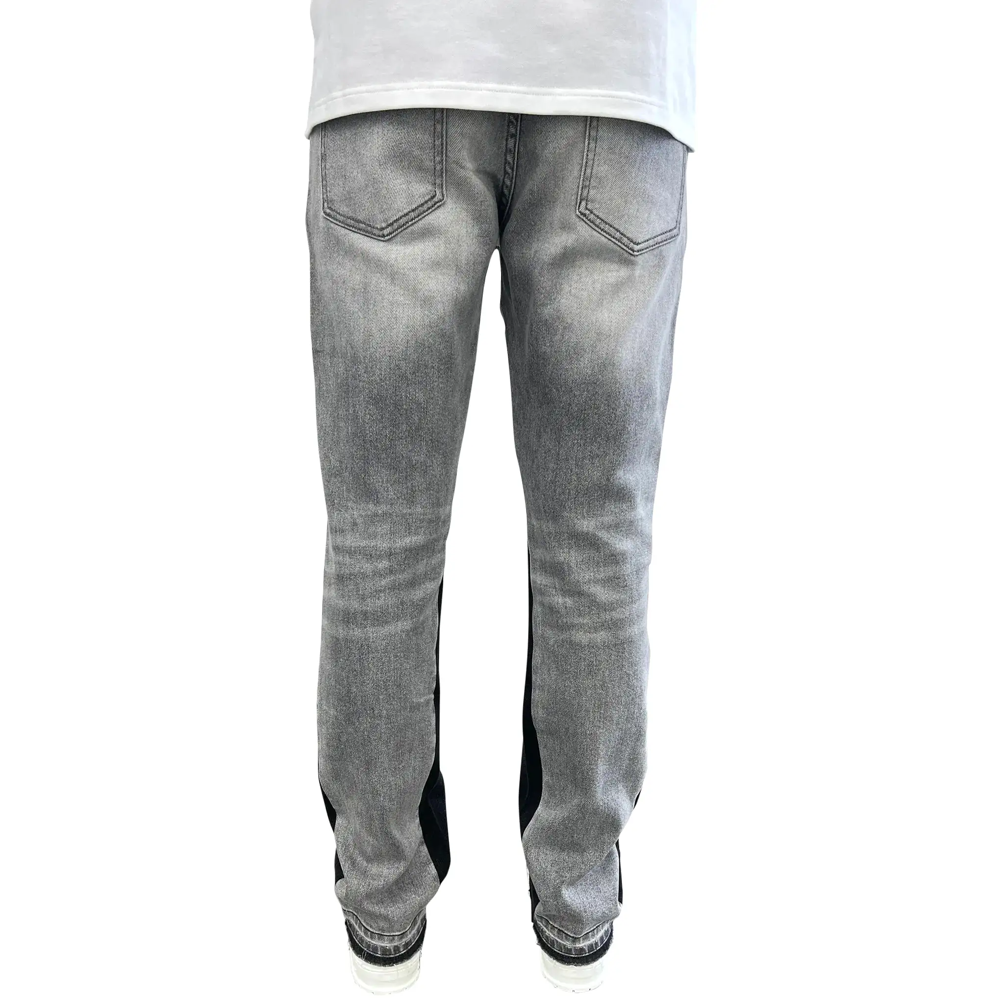 SIARR Flared Jeans Light Grey