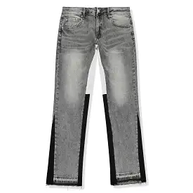 SIARR Flared Jeans Light Grey