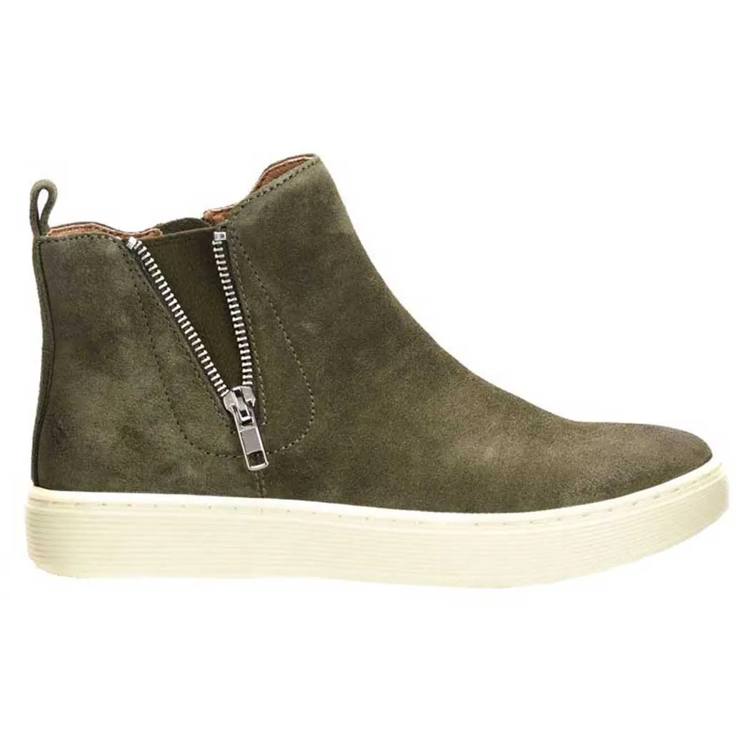 Sofft Britton Zip Sneaker Bootie Olive (Women's)