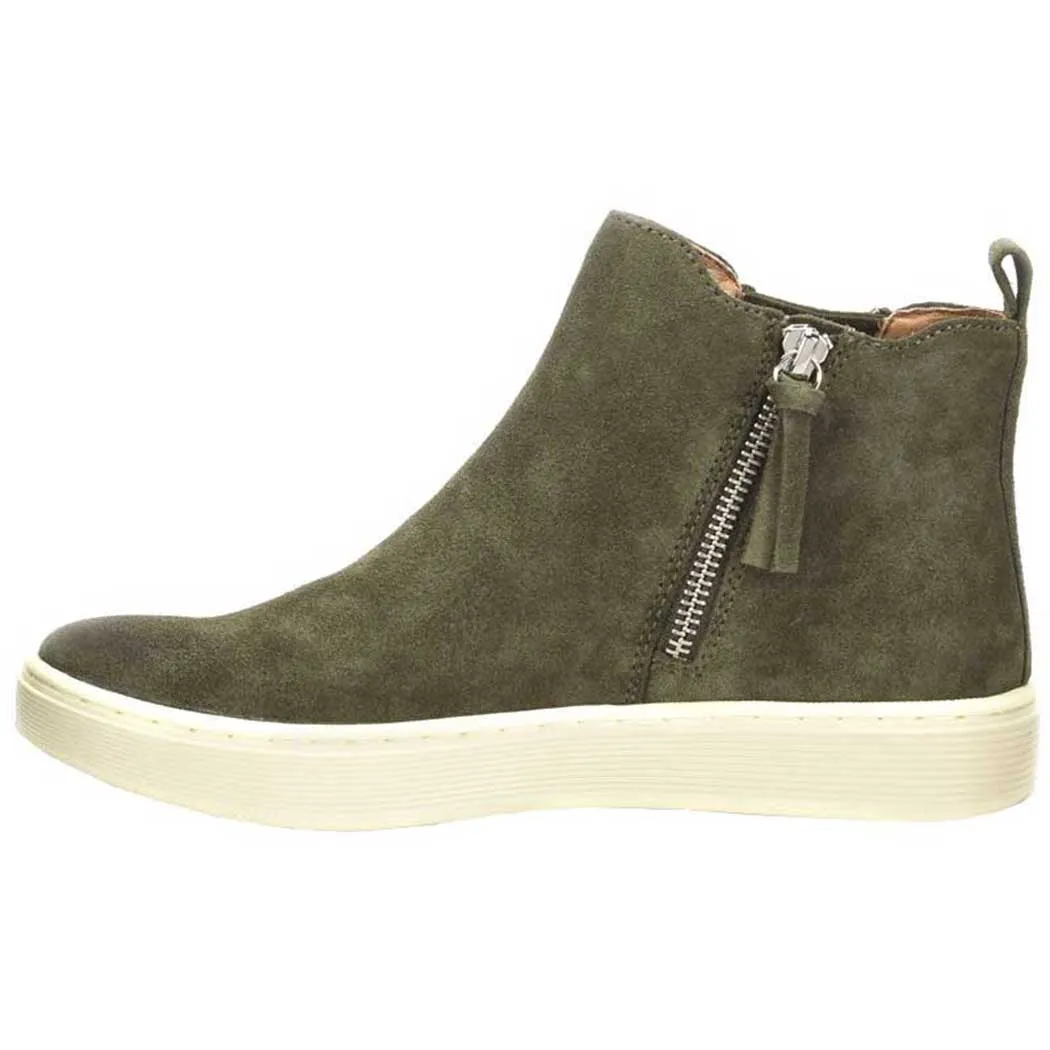 Sofft Britton Zip Sneaker Bootie Olive (Women's)