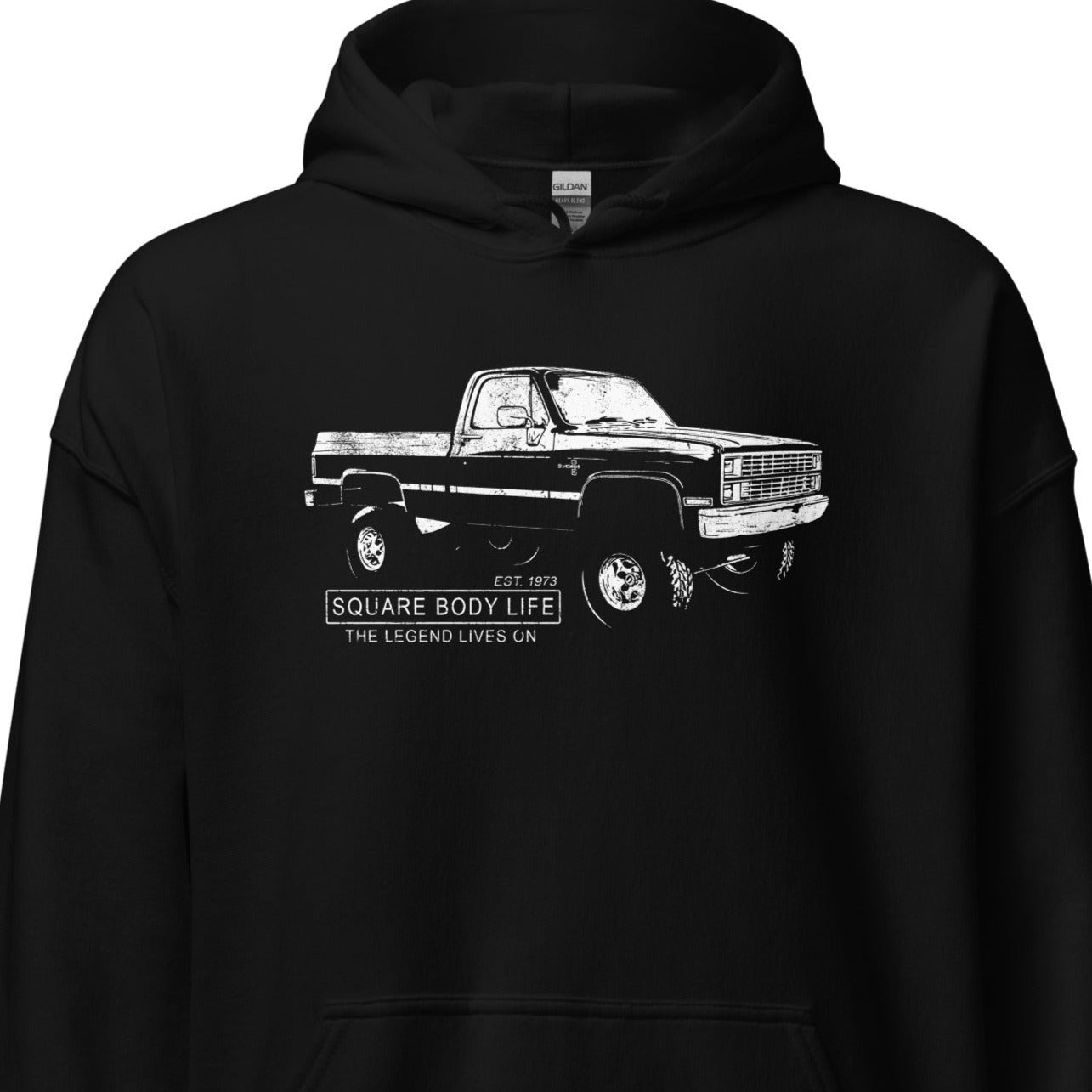 Square Body Hoodie Sweatshirt - K10 Square Body Life