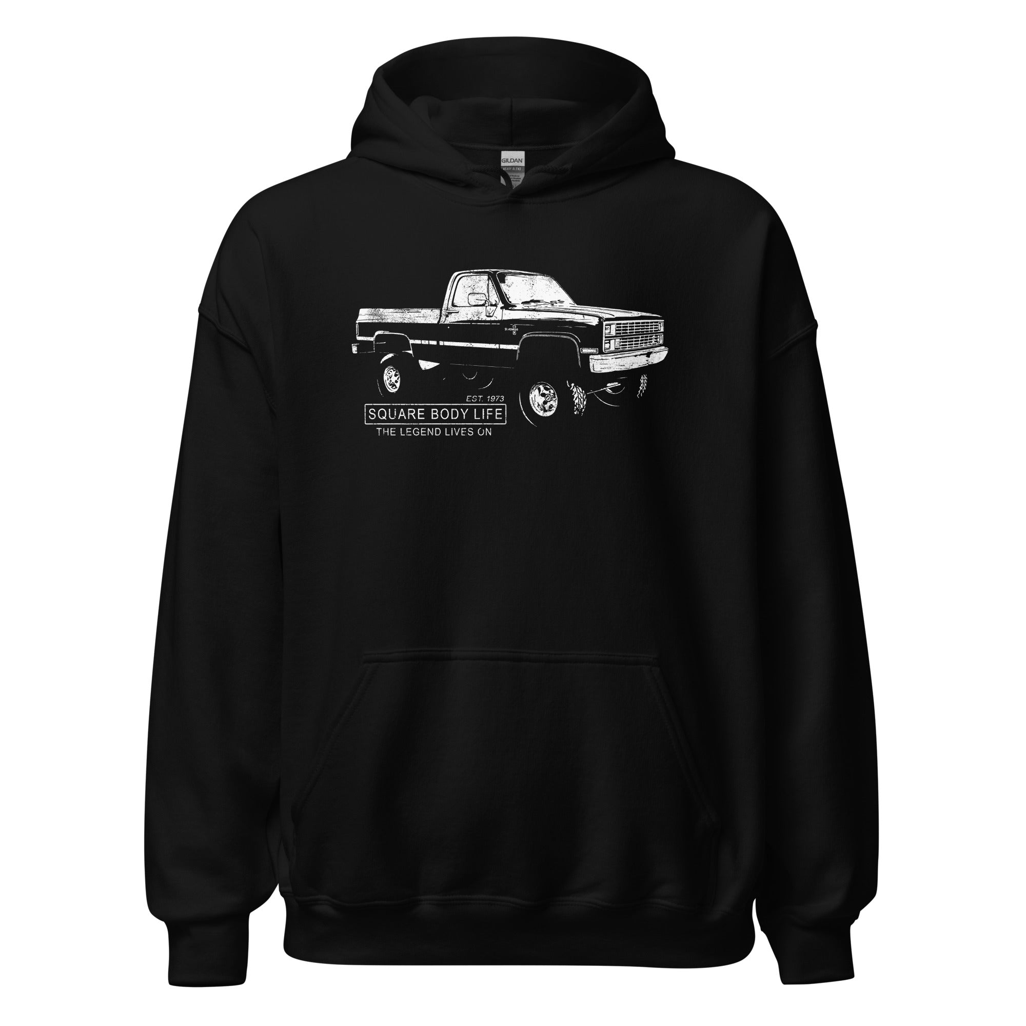 Square Body Hoodie Sweatshirt - K10 Square Body Life