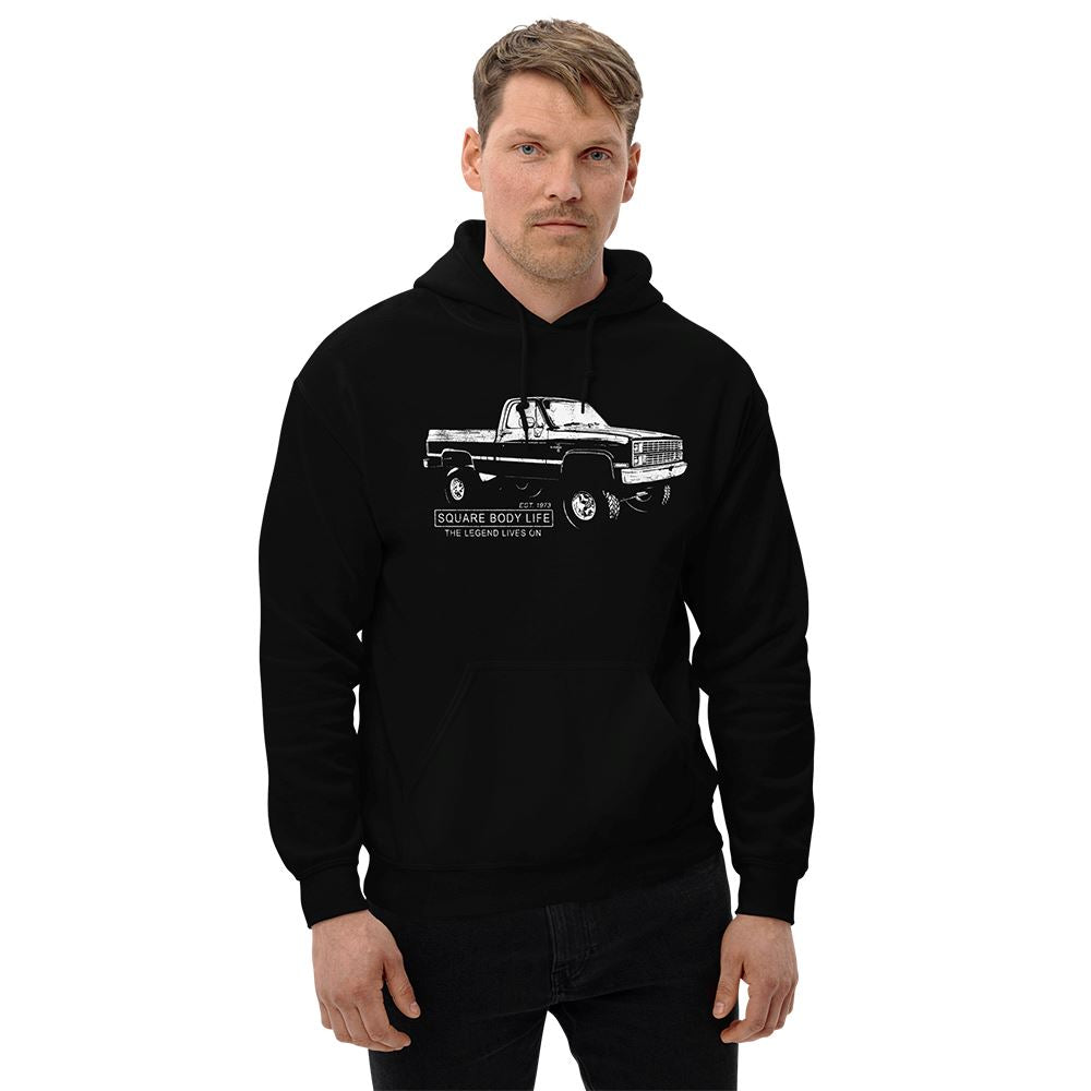 Square Body Hoodie Sweatshirt - K10 Square Body Life