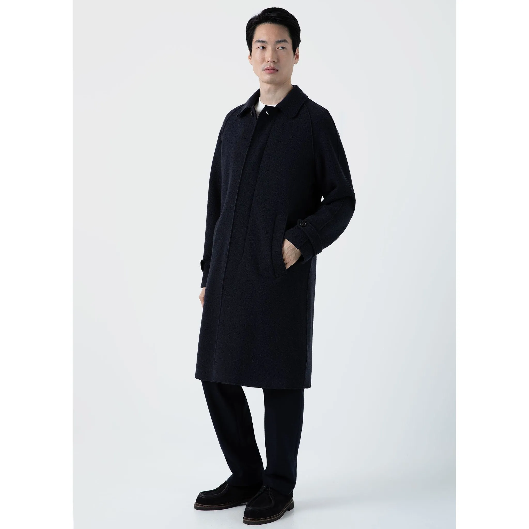 Sunspel x Casely-Hayford Coat | Men | Navy