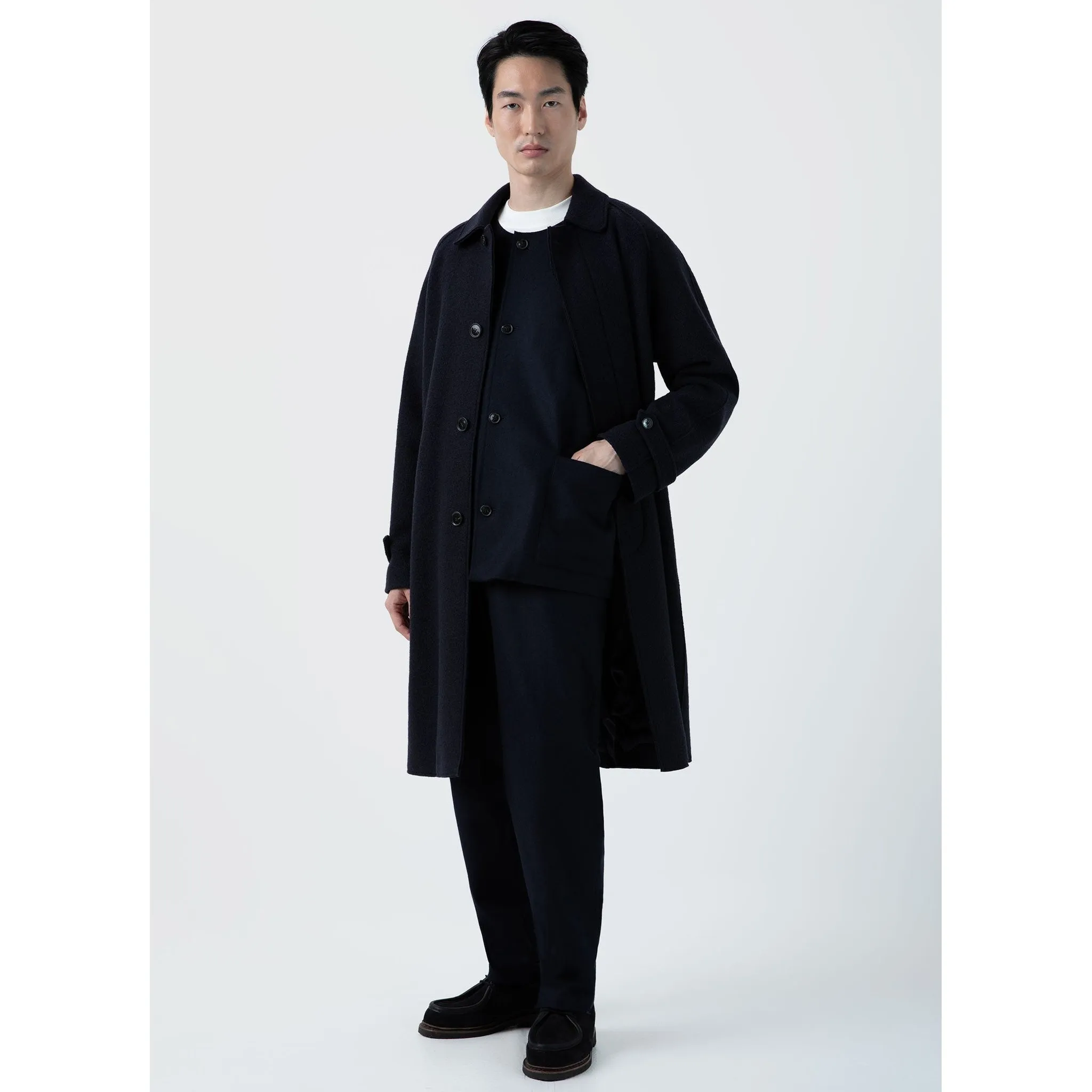 Sunspel x Casely-Hayford Coat | Men | Navy