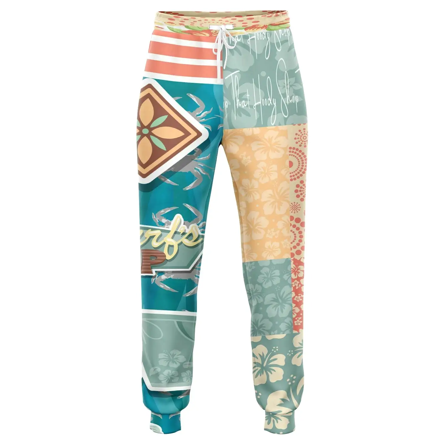 Surf's Up Kowabunga Stretch Poly Eco-Poly Joggers