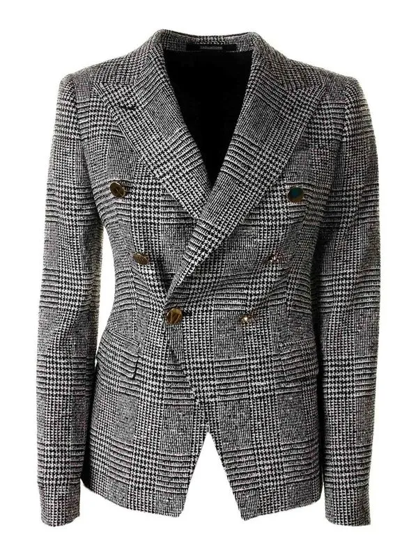 Tagliatore Jalicya Double-Breasted Blazer Jacket