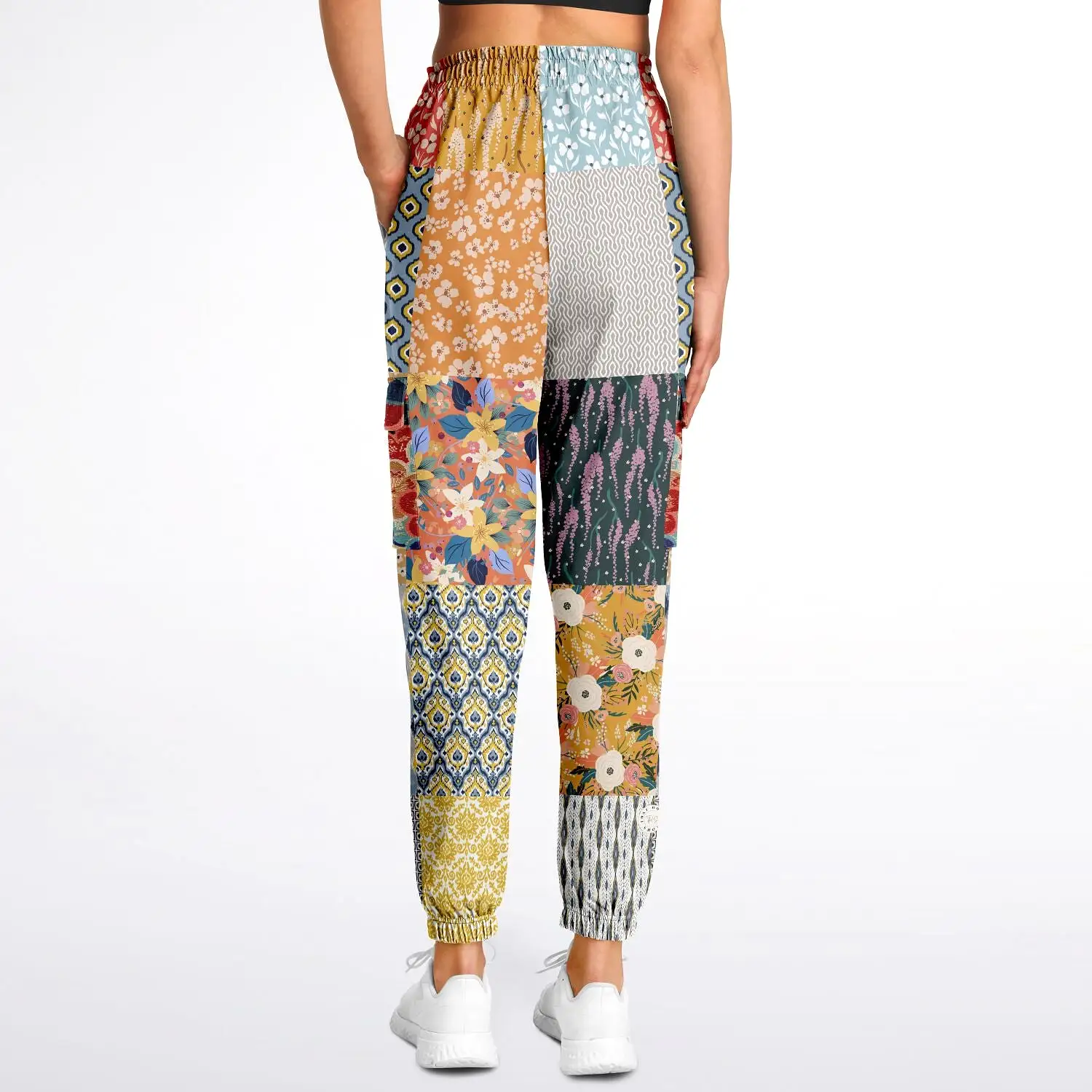 Tallulah Bankhead Patchwork Cargo Sweats