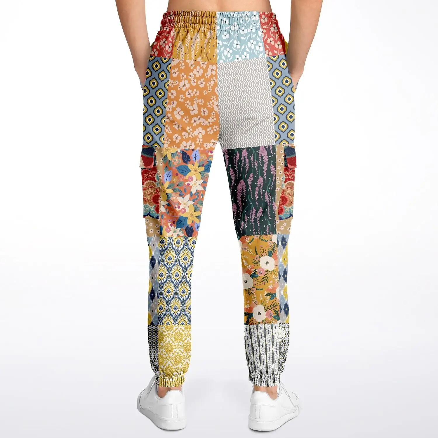 Tallulah Bankhead Patchwork Cargo Sweats