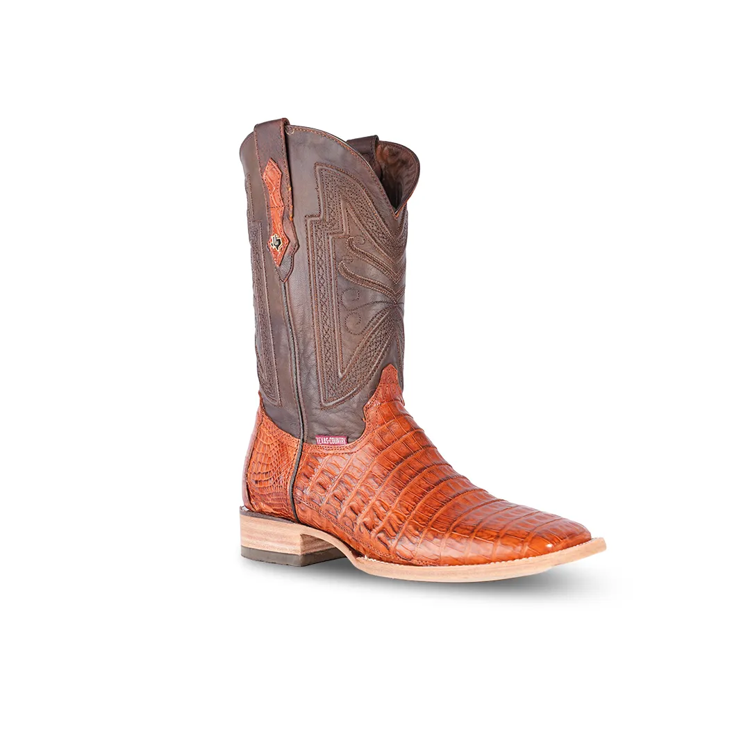 Texas Country Exotic Boot Cola Caiman Belly Brandy LM10