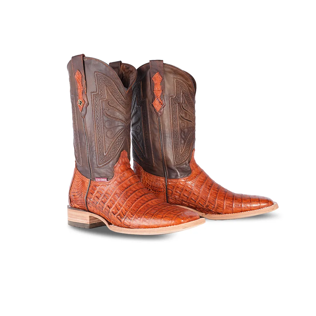 Texas Country Exotic Boot Cola Caiman Belly Brandy LM10