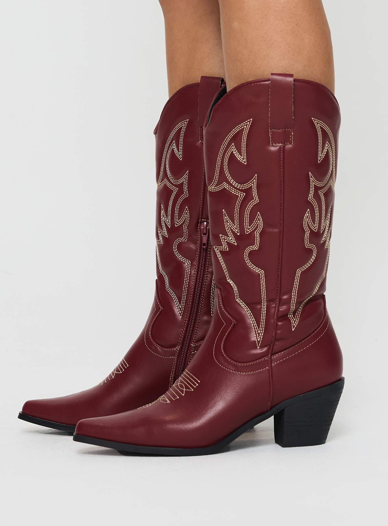 Therapy Clayton Boots Maroon