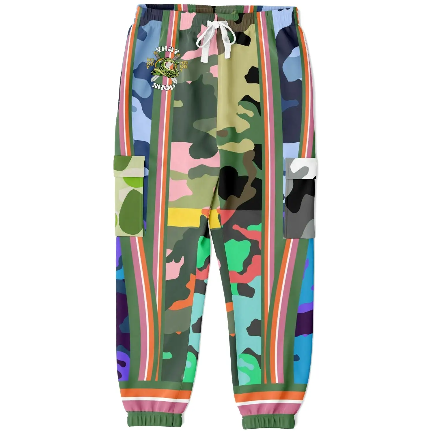 THS Snake Bite Camo Patchwork Unisex Cargo Sweats