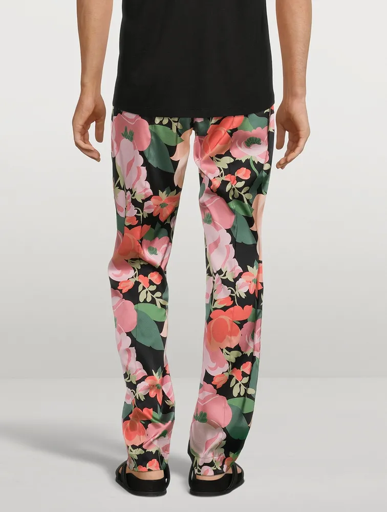 TOM FORD Silk Stretch Pajama Pants Floral Print