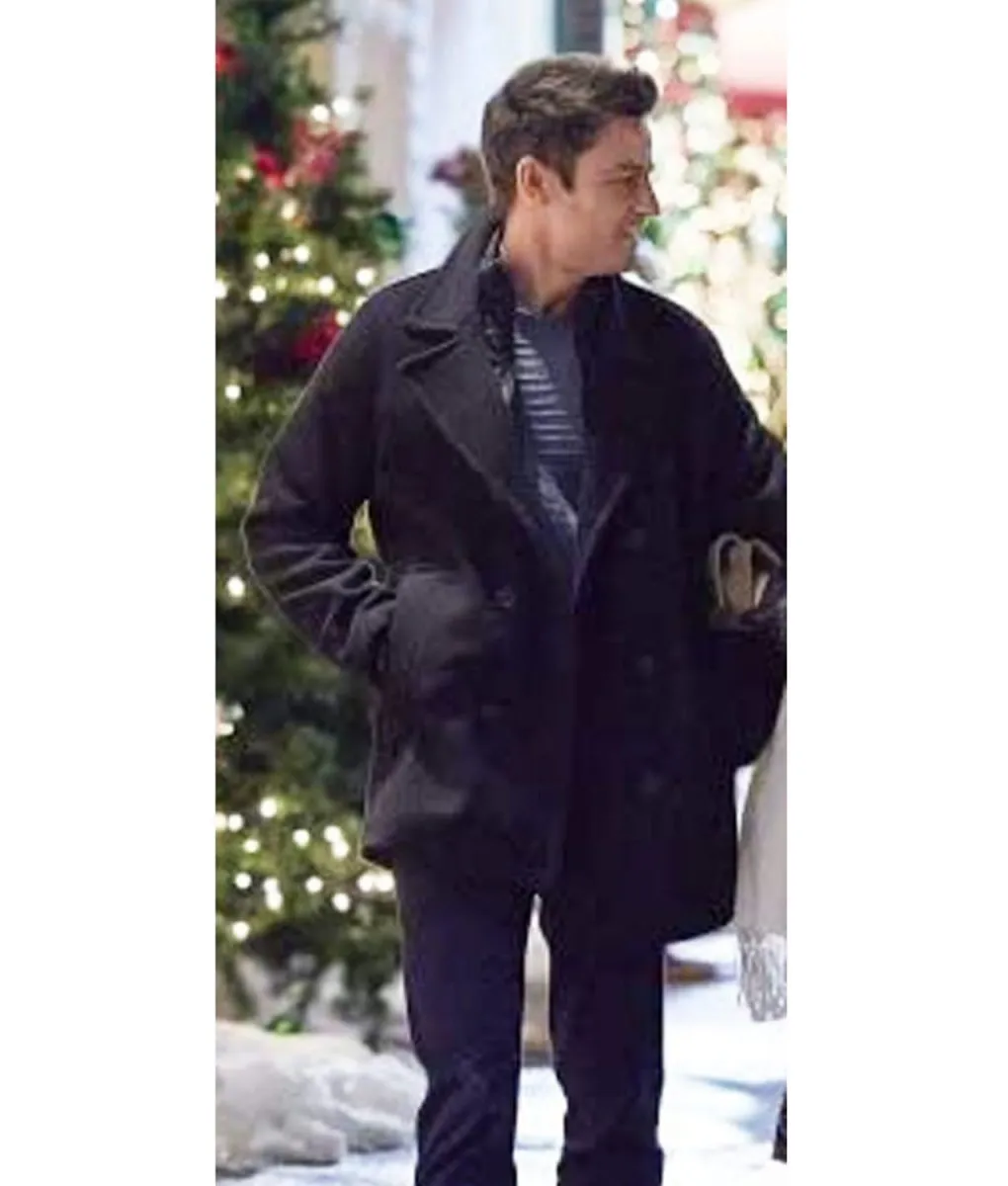 Tyler Hynes An Unexpected Christmas Wool Peacoat