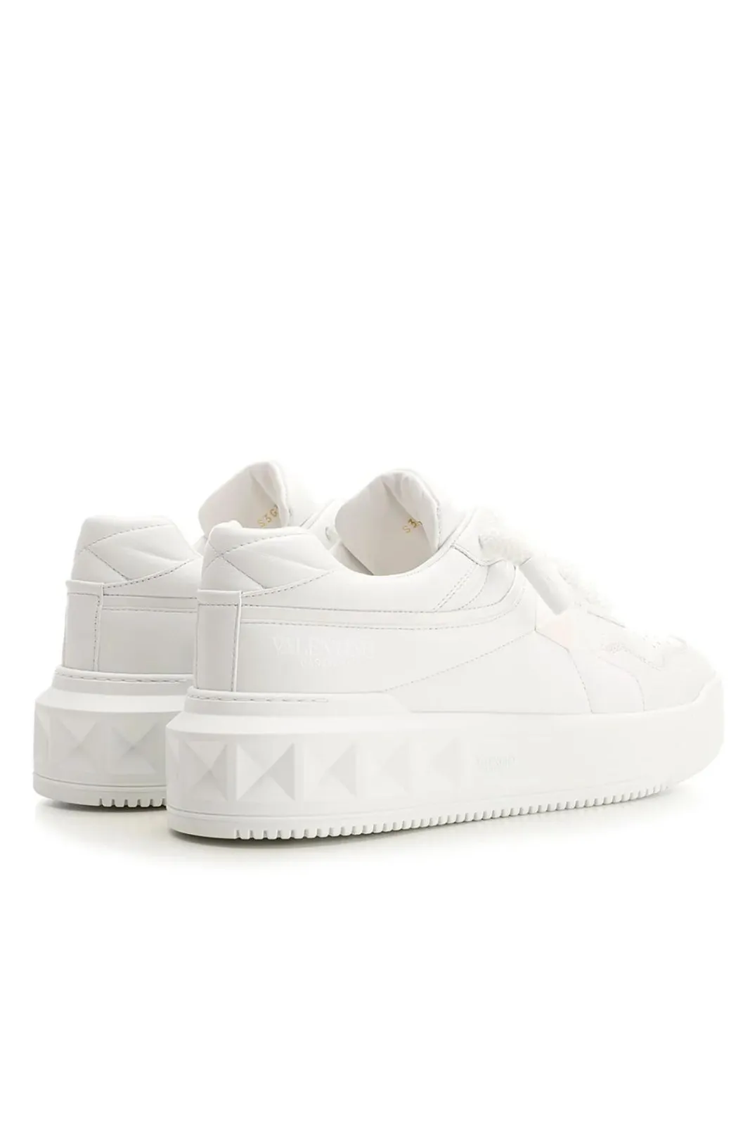 Valentino Garavani One Stud XL leather sneakers White