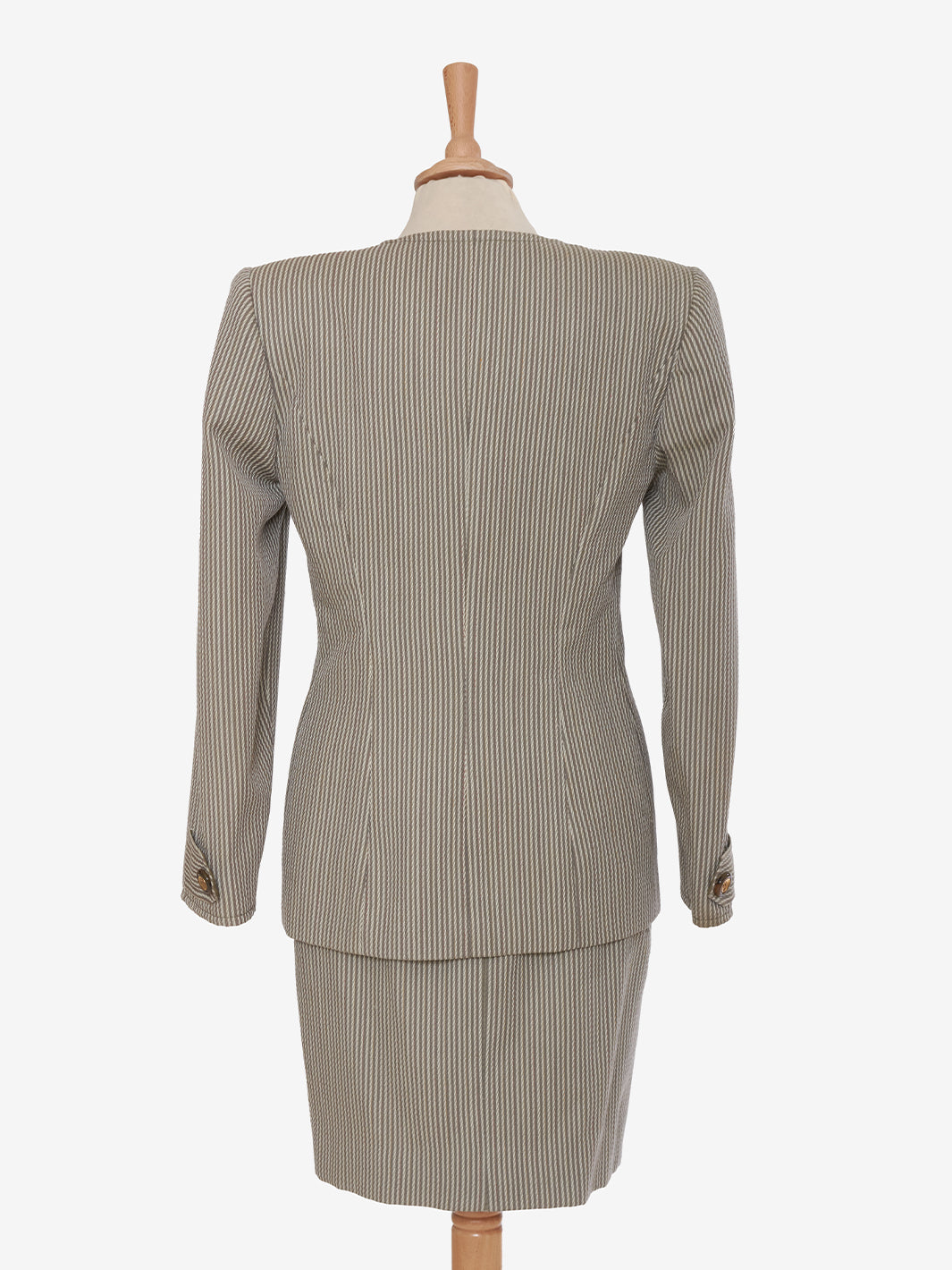 Vintage striped wool suit