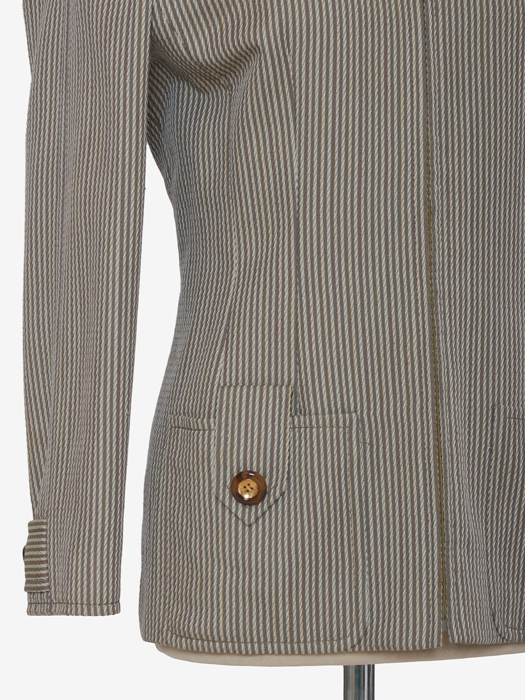 Vintage striped wool suit