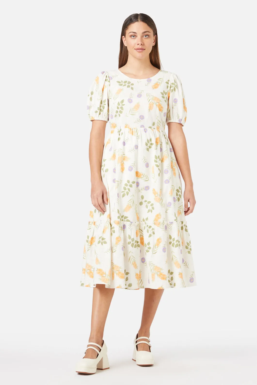 Wild Flower Midi Dress