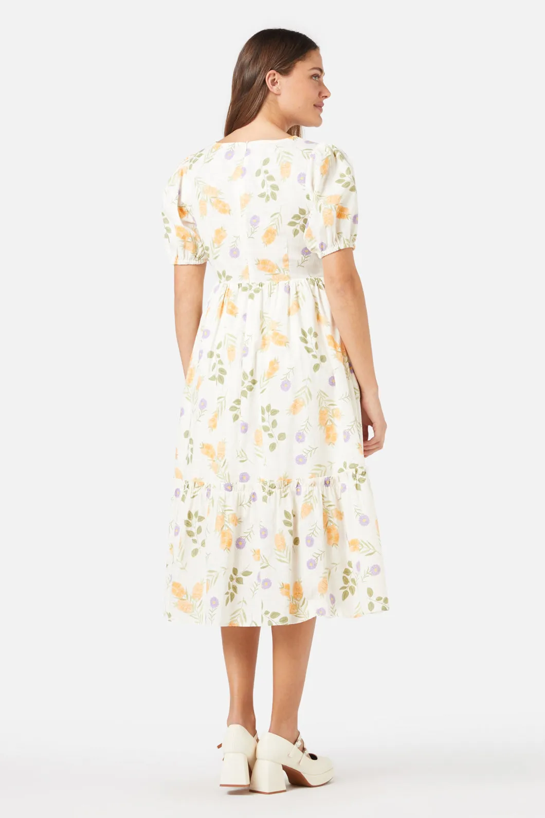 Wild Flower Midi Dress