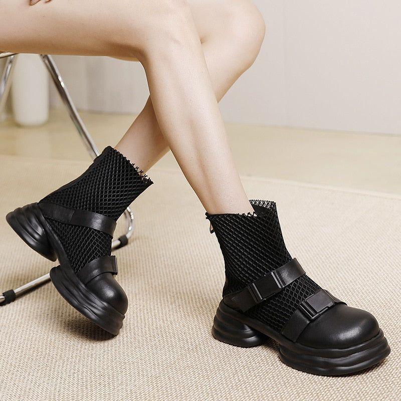 Women's Casual Shoes QA315 - High Heel Boots Breathable Pumps