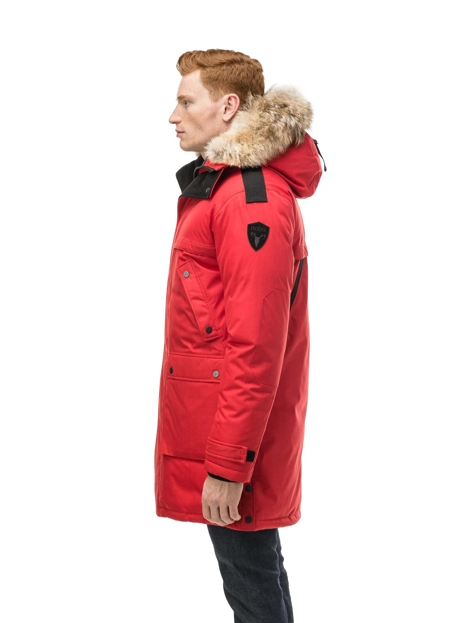 Yatesy Men's Long Parka