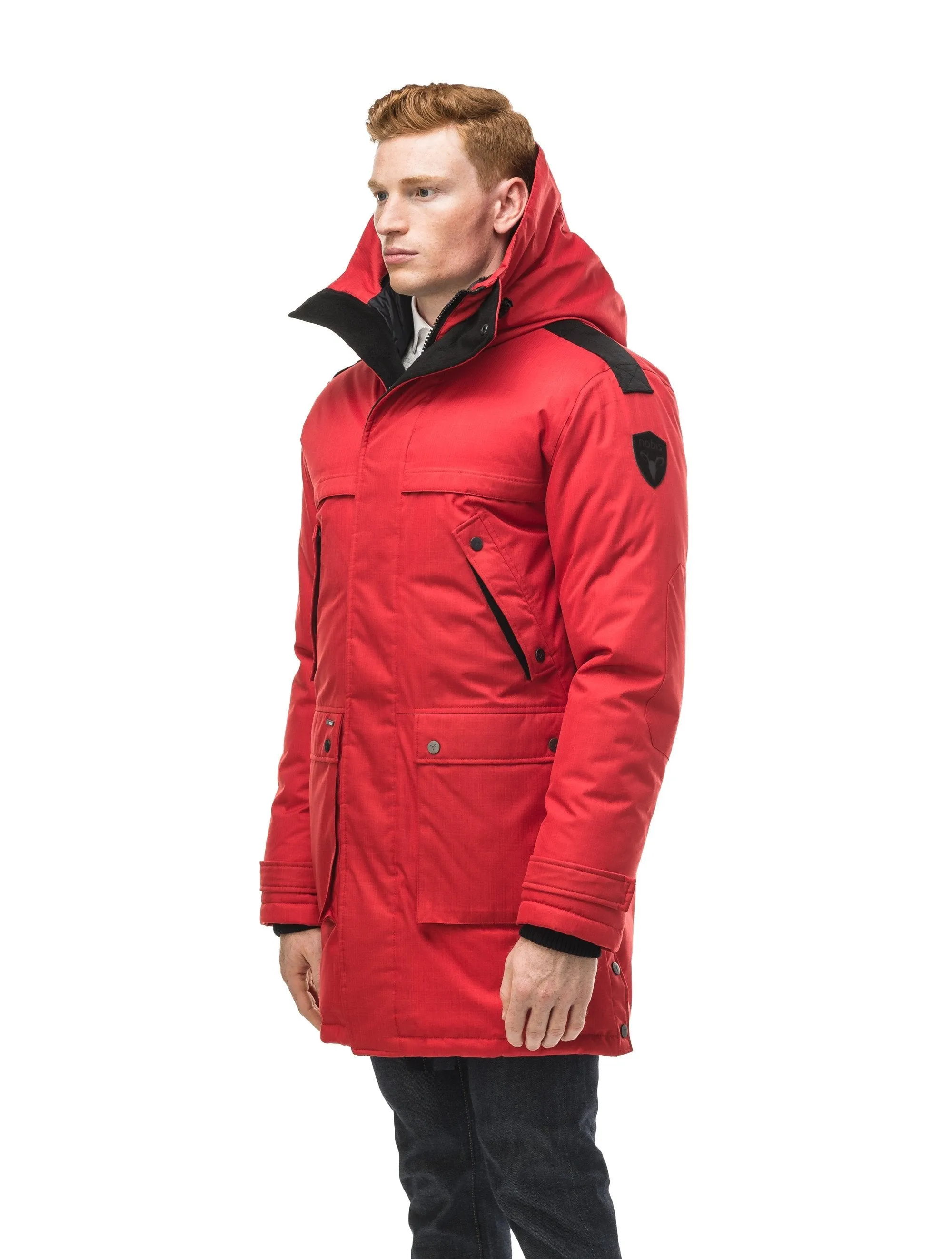 Yatesy Men's Long Parka