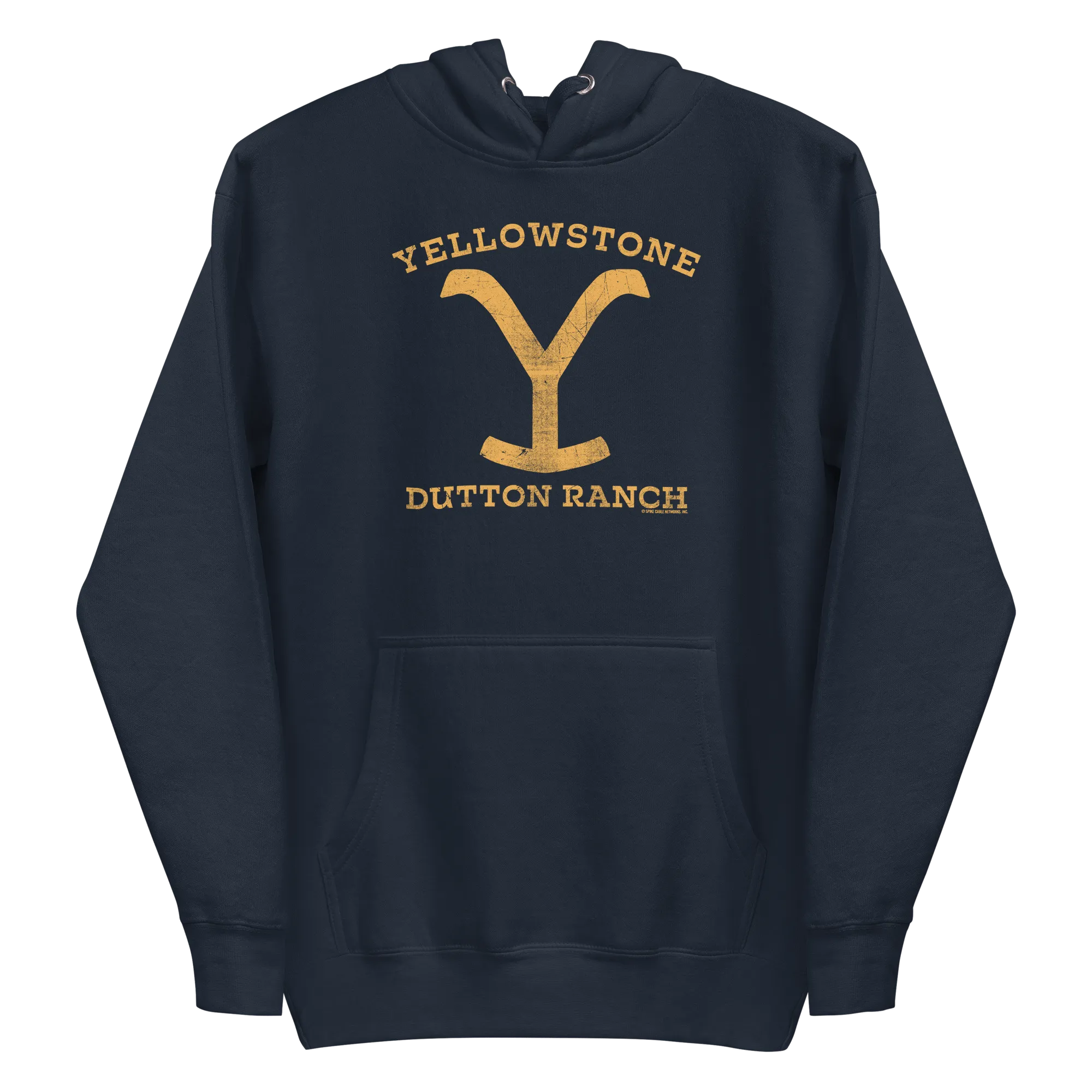 Yellowstone Dutton Ranch Distressed Logo Unisex Premium Hoodie