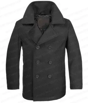 Yellowstone Ryan Bingham Black Peacoat