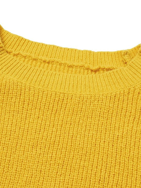 Your New Go-To Color Block Knit Sweater for Women